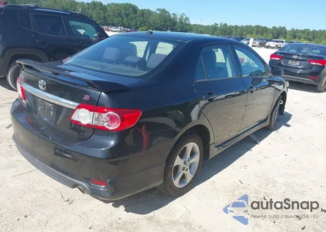 2011 Toyota Corolla S из США, поврежденный, VIN 2T1BU4EE9BC635705